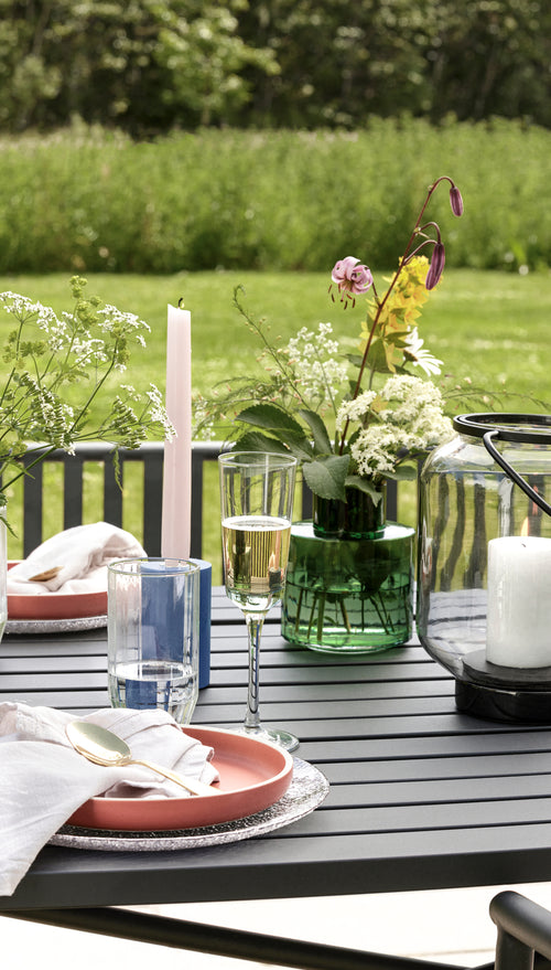 Hübsch drinkglas Aster - glas - ø7xh14cm