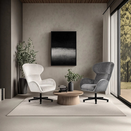 FurniLux Fauteuil Dorien Wit van de collectie bij – Luxe Comfort en Elegantie in Eén - 54 x 84.5 x 104.5cm - vtwonen shop