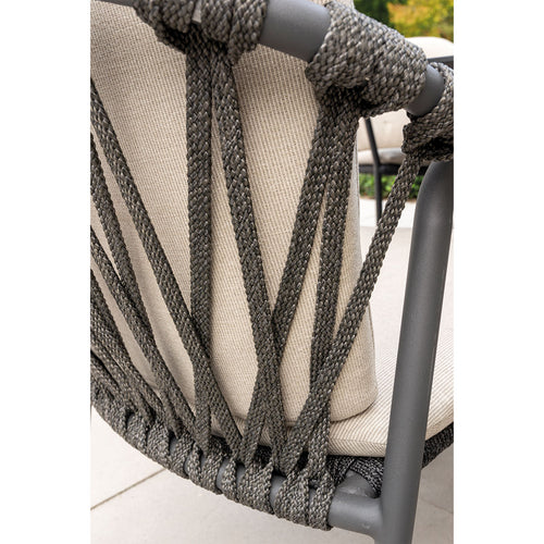 Taste by 4 Seasons stapelbare tuinstoel Manitoba antraciet