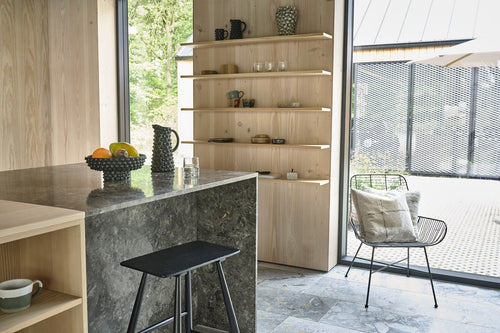 Villa Collection Bast houten barkruk - 64 cm - vtwonen shop