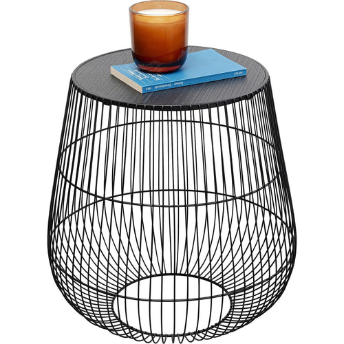 Kare Design Bijzettafel Beam zwart 40cm