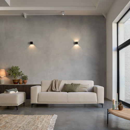 Tikamoon 3-zitsbank in ecru stof - Beige