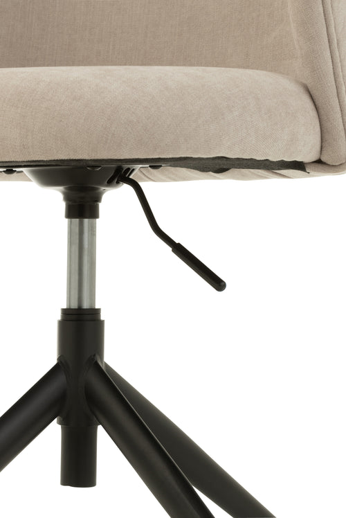 J-Line stoel Turn/Up/Down - textiel - beige