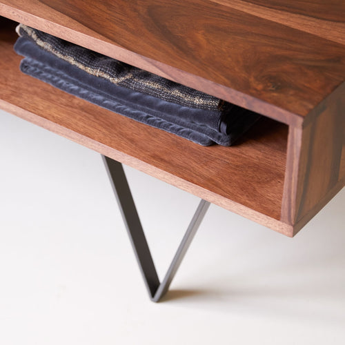 Tikamoon Massief palissander salontafel - Bruin - vtwonen shop