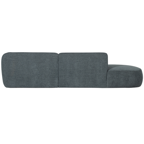 WOOOD chaise longue rechts Polly - PES - Blauw/Groen - 71x258x150 - vtwonen shop