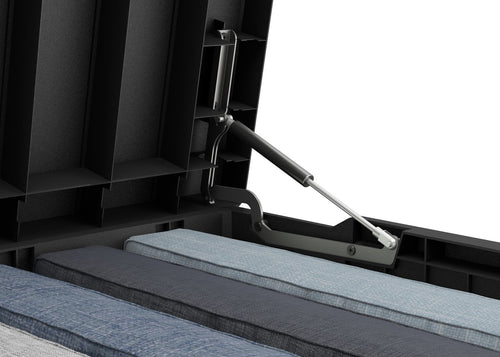 Keter Venetian Opbergbox - 570L - 142,5x65,3x78,2cm - Bruin - vtwonen shop