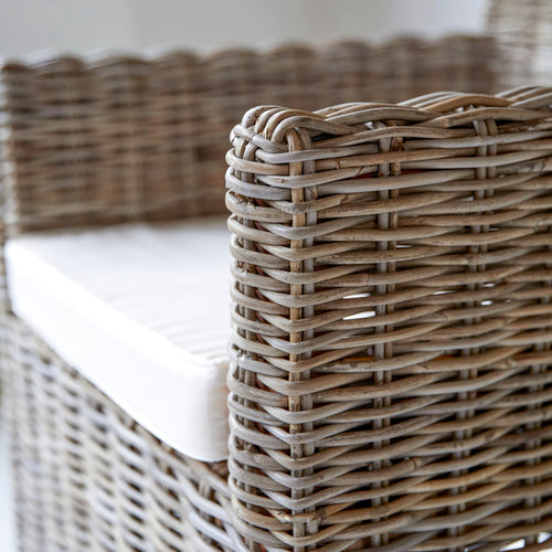 Tikamoon Kubu - Fauteuil van plantaardige vezels - Beige