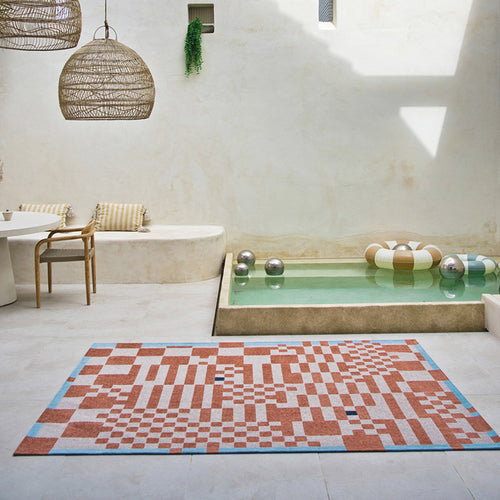 Louis De Poortere vloerkleed Nude - roze - 200x280cm - vtwonen shop