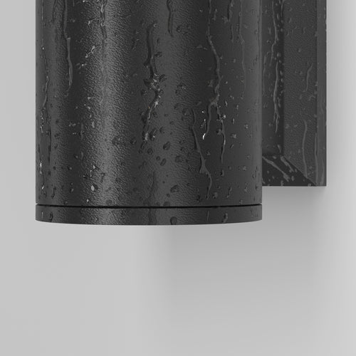 Maytoni Outdoor - Wandlamp Bowery - Zwart - Ø6,4 - vtwonen shop