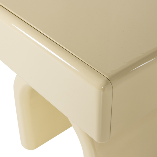 WOOOD nachtkastje Zorel - Hout - Hoogglans Zachtgroen - 40x57x50