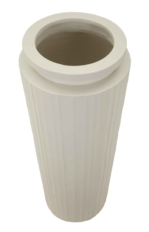 Mauro Ferretti vaas - 32x80 cm - crème