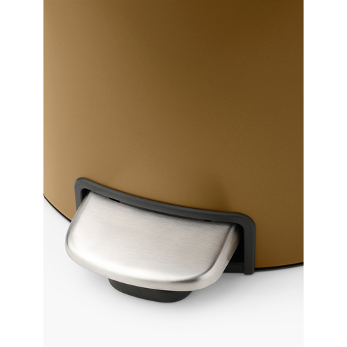 NewIcon pedaalemmer 30 liter met kunststof binnenemmer - Warm Brass - vtwonen shop