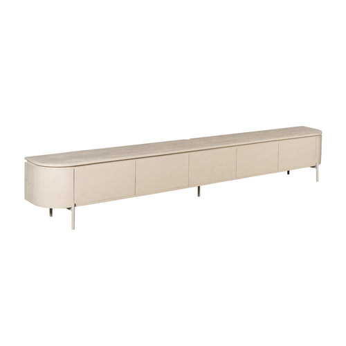 Starfurn Tv-meubel Excellent - Zandkleur Hout - 280x35x30cm