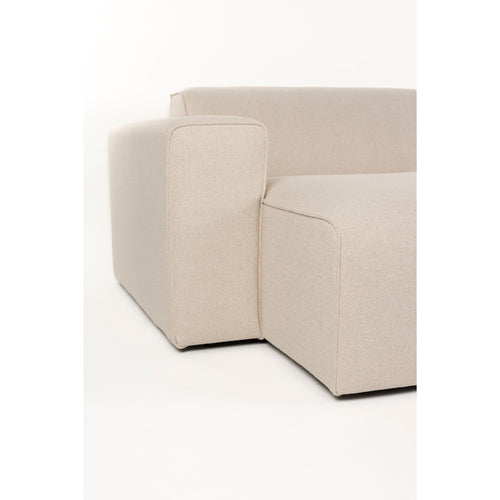 Zuiver Sofa Milka 4,5-zitsbank Chaise longue Links Zand - Crème - vtwonen shop