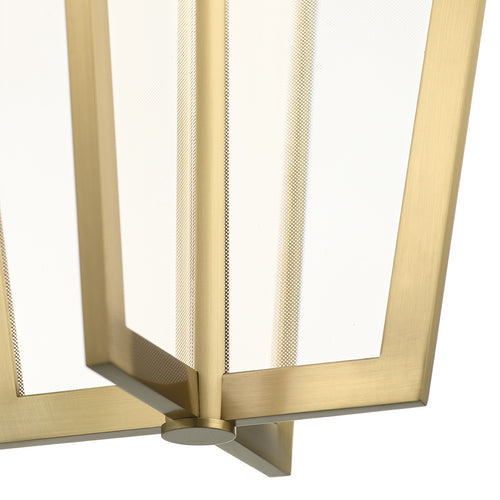 Elstead Kichler Calters Geïntegreerde LED Hanglamp Champagne Goud, 3000K