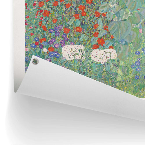 Reinders tuinposter Gustav Klimt - Zonnebloemen - 80x60cm