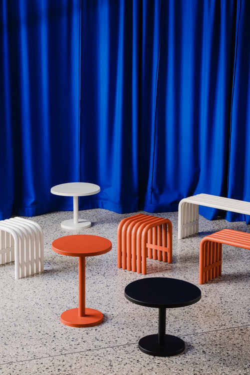 noo.ma ODO Bijzettafel - tall - Orange Peel