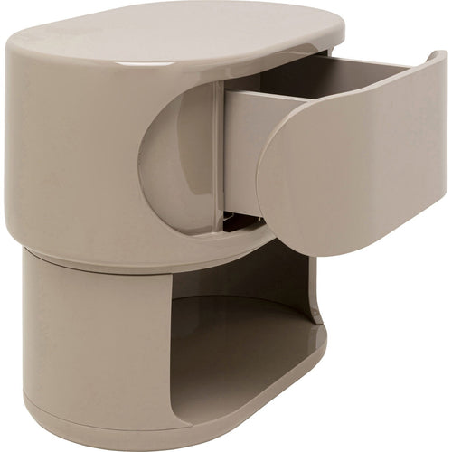 Kare Design Nachtkastje Groove taupe
