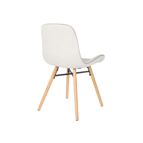 Housecraft Living Lester Eetkamerstoelen Houten poten Beige - Set van 2 - vtwonen shop