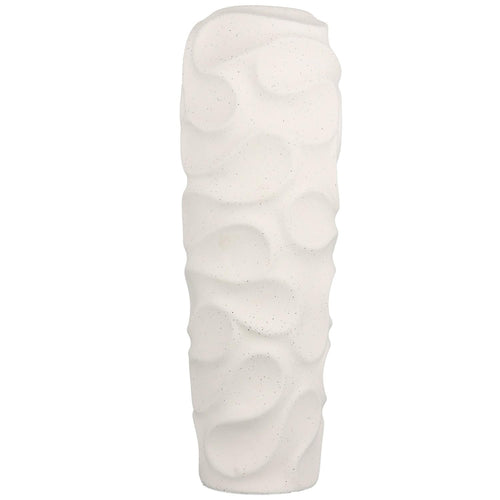 S|P Collection - Vaas 18,5xH71cm vanilla silk Rivu