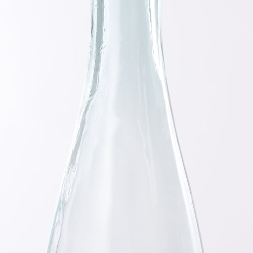 Mica Decorations Kyara Fles Vaas - H100 x Ø20 cm - Gerecycled Glas - Transparant