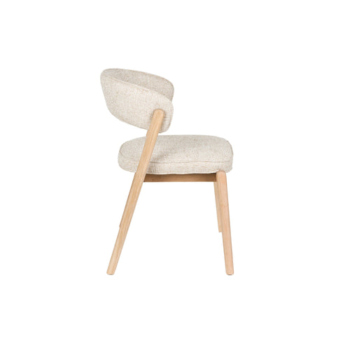 Zuiver Bright Eetkamerstoelen Beige - Set van 2 - vtwonen shop