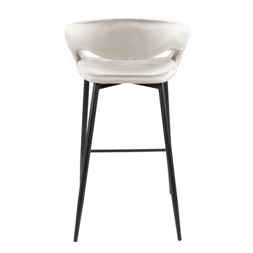 Kick barkruk Lenn velvet - Champagne - vtwonen shop