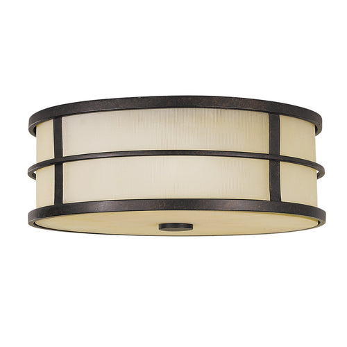 Elstead Fusion - 3 Lichts Inbouw Plafondlamp Brons, E27