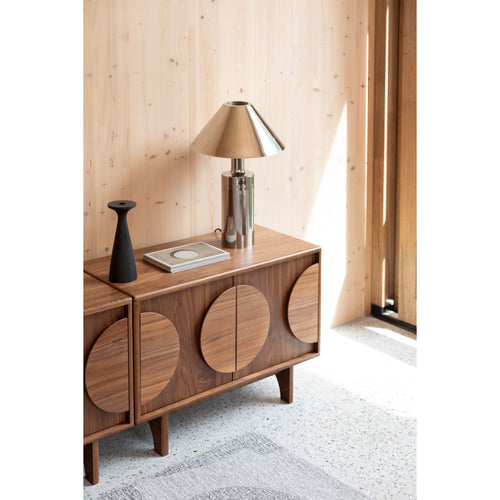 Zuiver Groove Dressoir 2 deuren Walnoothout Donkerbruin - vtwonen shop