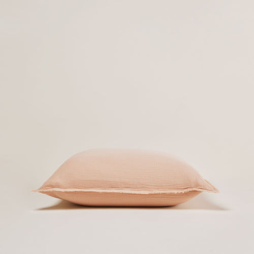 Madura Set van 2 kussenslopen Lou roze perzik 65x65 cm