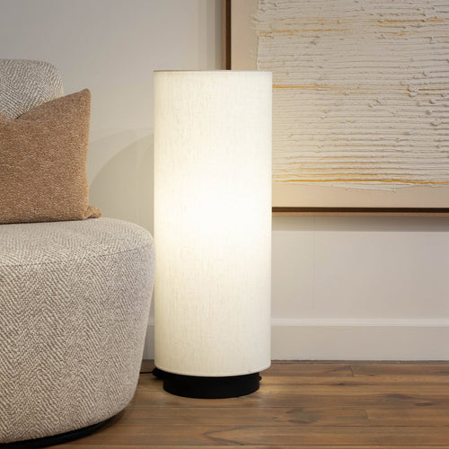 Atmooz vloerlamp Elmo - wit - Ø 30 x H 82 cm - E27