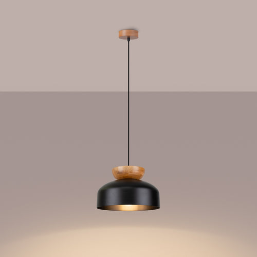Sollux Lighting Hanglamp MARION zwart - 29,5x29,5x130cm