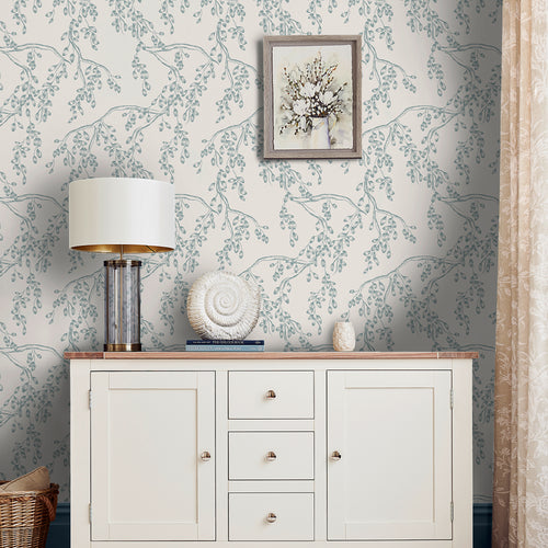 Laura Ashley Vliesbehang - Rainham Willow Newport