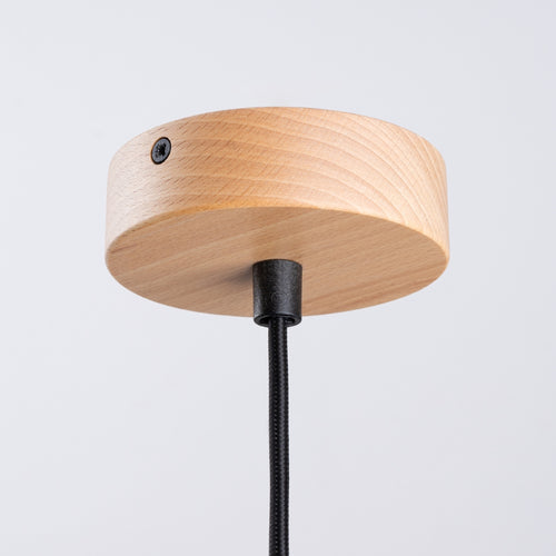 Sollux Lighting Hanglamp FANO zwart - 34x34x120cm