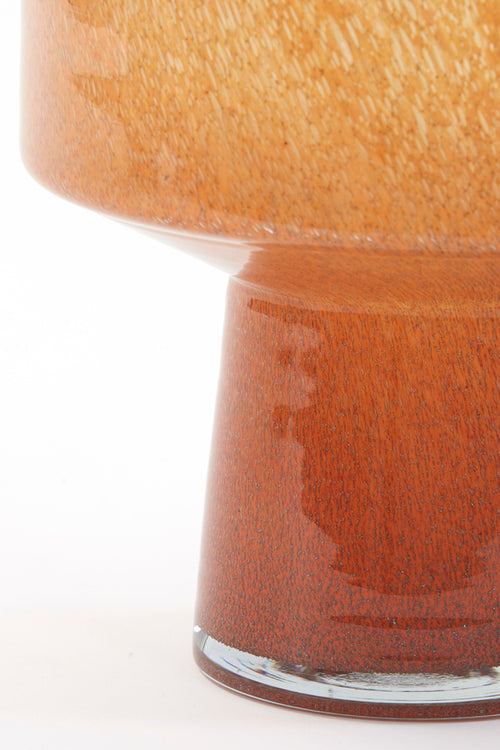 Light & Living vaas TRASMO - Ø23.5x42cm - oranje