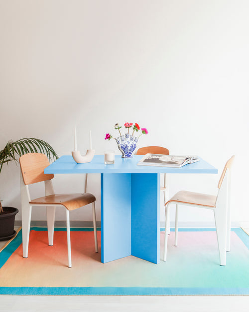 Really Nice Things - eettafel Mathilda - MDF -rechthoekig - 120x90 cm - Cornish