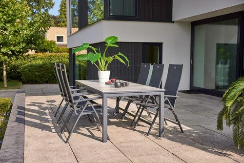 Hartman Tuinstoel Troy - Antraciet - Verstelbaar - Zithoogte 45cm
