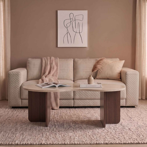 Calicosy - Salontafel MOSS - Donker hout 110x60x40 cm