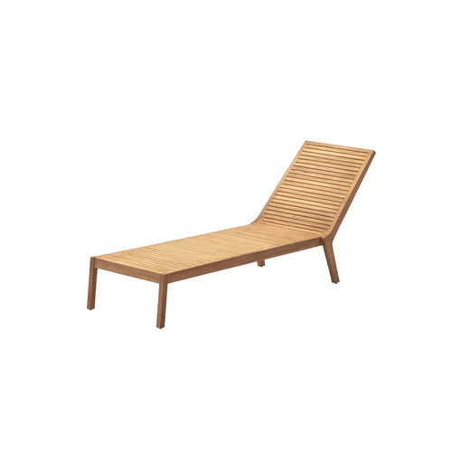 Tikamoon Teakhouten ligbed voor buiten Teo - Naturel - vtwonen shop