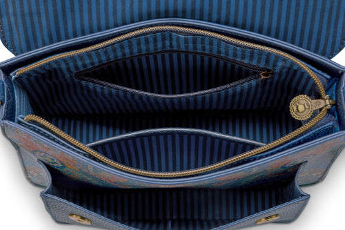 Pip Studio - Fenna Crossbody Tas Dames - Jabali - Blauw - 25x7x20cm - vtwonen shop