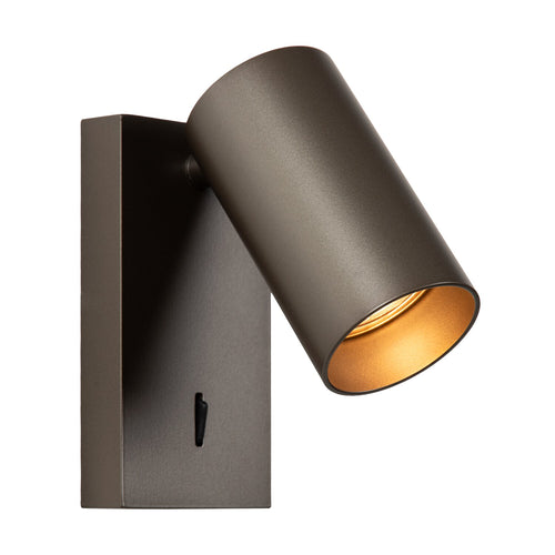 Atmooz wandlamp Era - brons - 15 x 10 x H 12 cm - GU10
