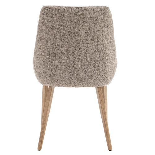 DÉJA Living Eetkamerstoel Malou - Taupe/Naturel - Set van 2 - vtwonen shop