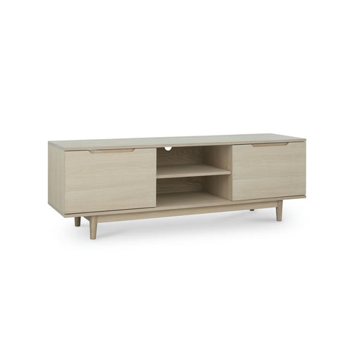 Furnhouse tv-meubel Kerteminde - Witte olie - MDF, eikenfineer - 45x160x53