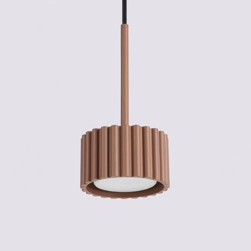 Sollux Lighting Hanglamp AURA 1 mokka Gx53 - 10x10x125cm