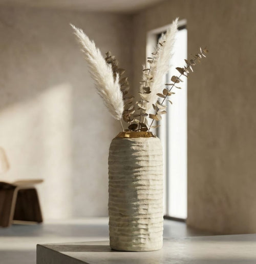 Mauro Ferretti vaas - 14x30 cm - goud