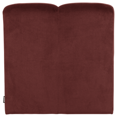WOOOD eetbank 84 cm met rugleuning Mojo - Velvet - Kastanjebruin - 83x84x73