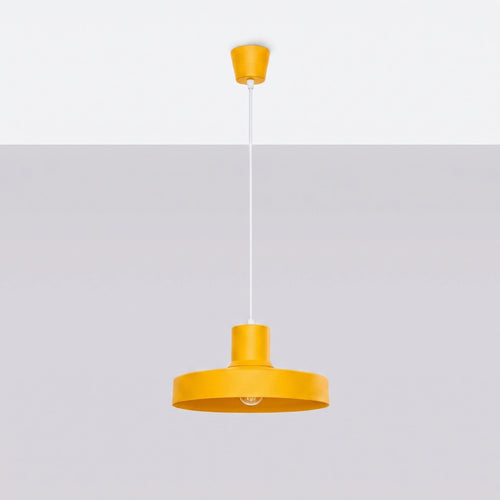 Sollux Lighting Hanglamp BILO geel - 35x35x120cm