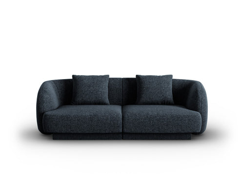 Cosmopolitan Design Bank Tulum 2-zits, chenille, koningsblauw - 90x180x70cm