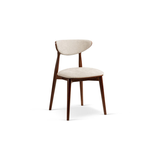 Set van 2 stoelen Rina chenille beige - 48x47.5x79cm