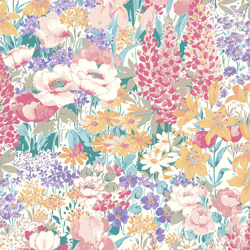 Laura Ashley Vliesbehang - Everingham Meadow Multi